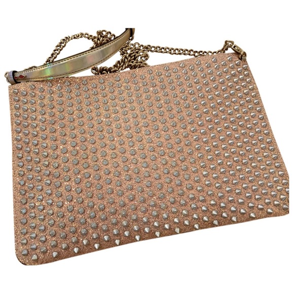 Christian Louboutin Loubi Krypton Glitter Clutch Bag - Picture 1 of 9